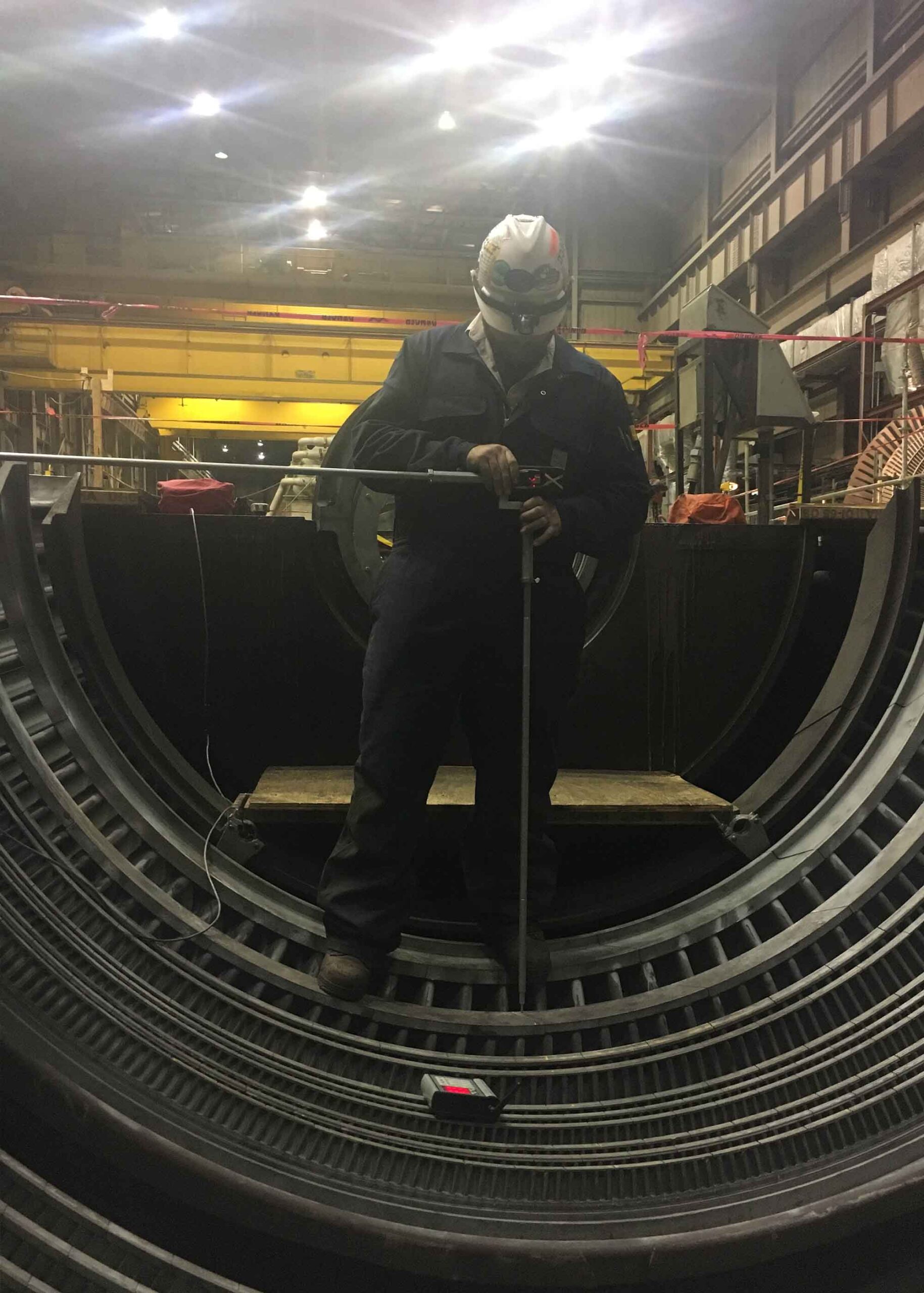 Turbine casing distortion analysis during outage